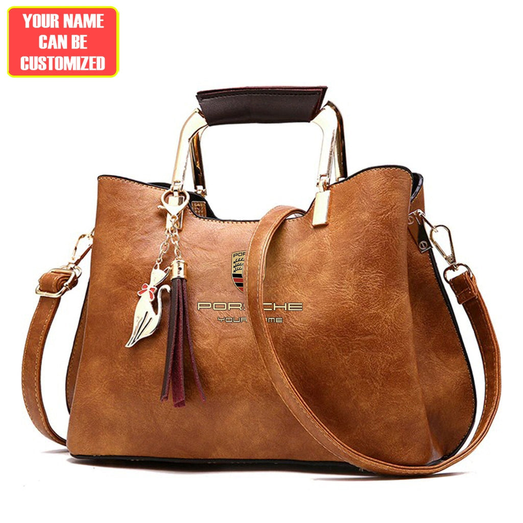 Customized Pors Deluxe Leather Handbag For Women