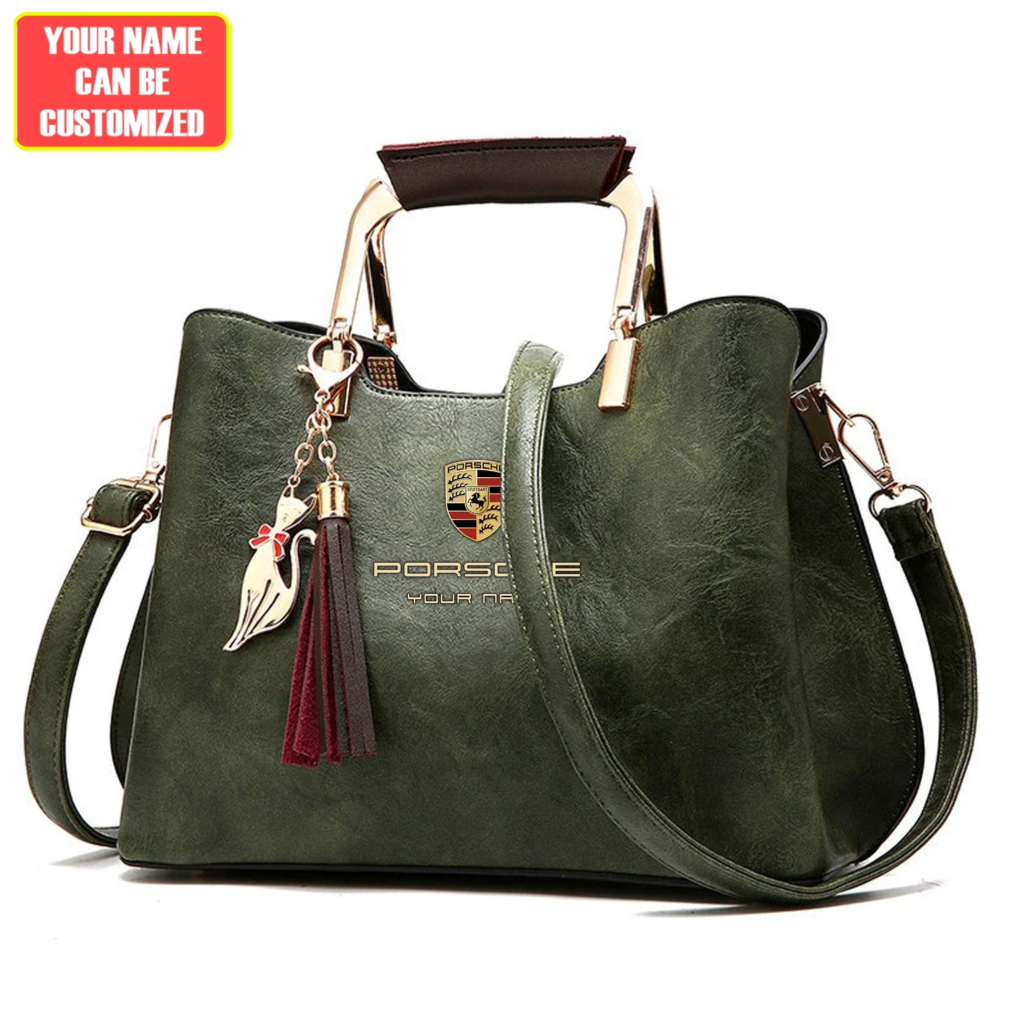 Customized Pors Deluxe Leather Handbag For Women