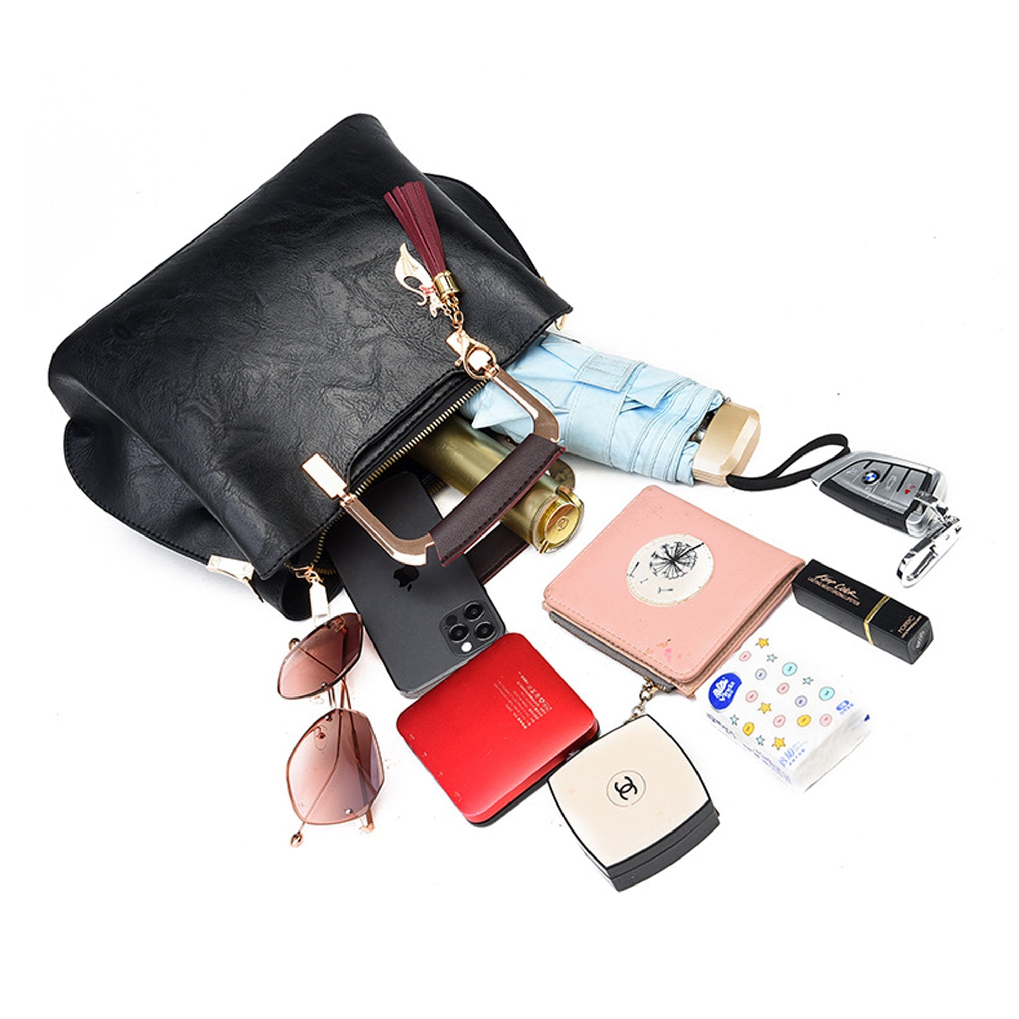 Customized Pors Deluxe Leather Handbag For Women