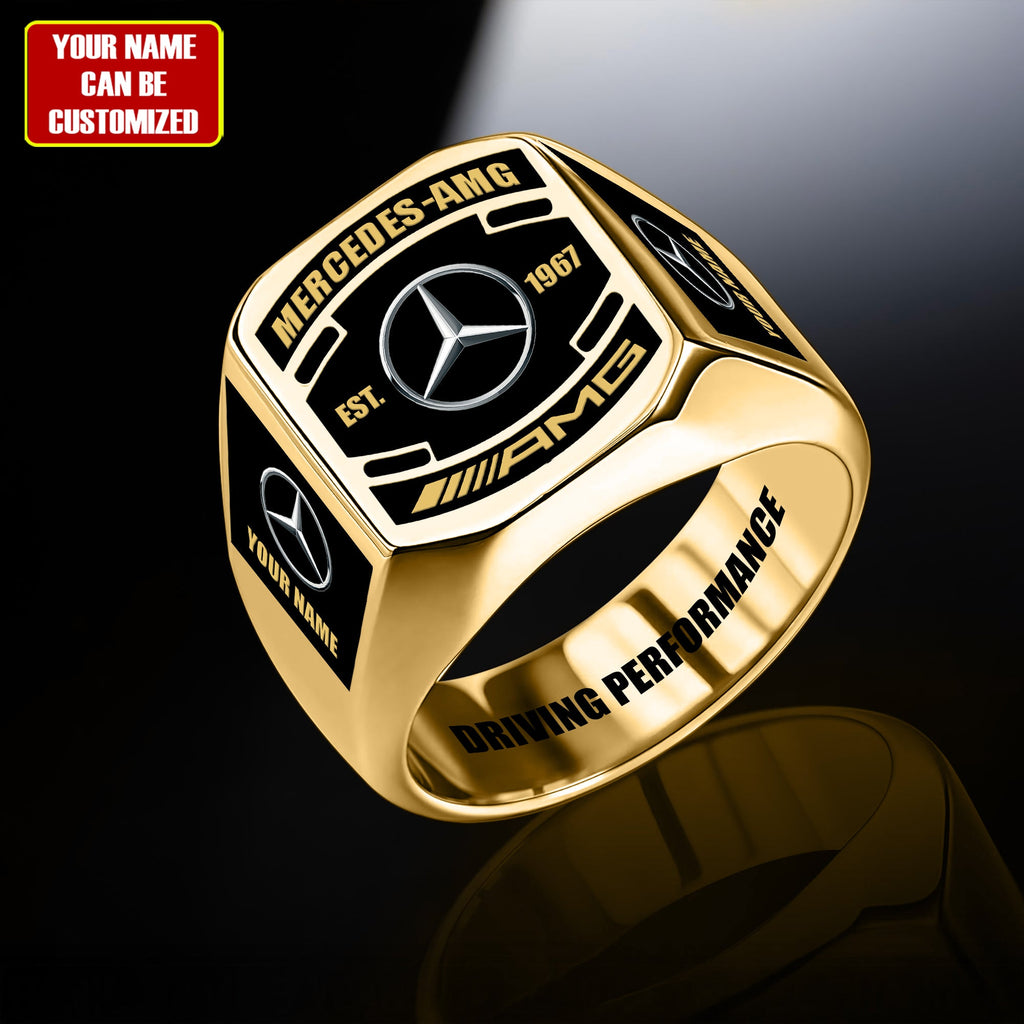 Merc Custom Name Classic Design Ring