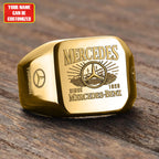 Merc Vintage Custom Name Classic Design Ring