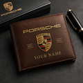 Personalized Pors 1931 Leather Wallet , Leather Gift , Father Day Gifts , Holiday Gift