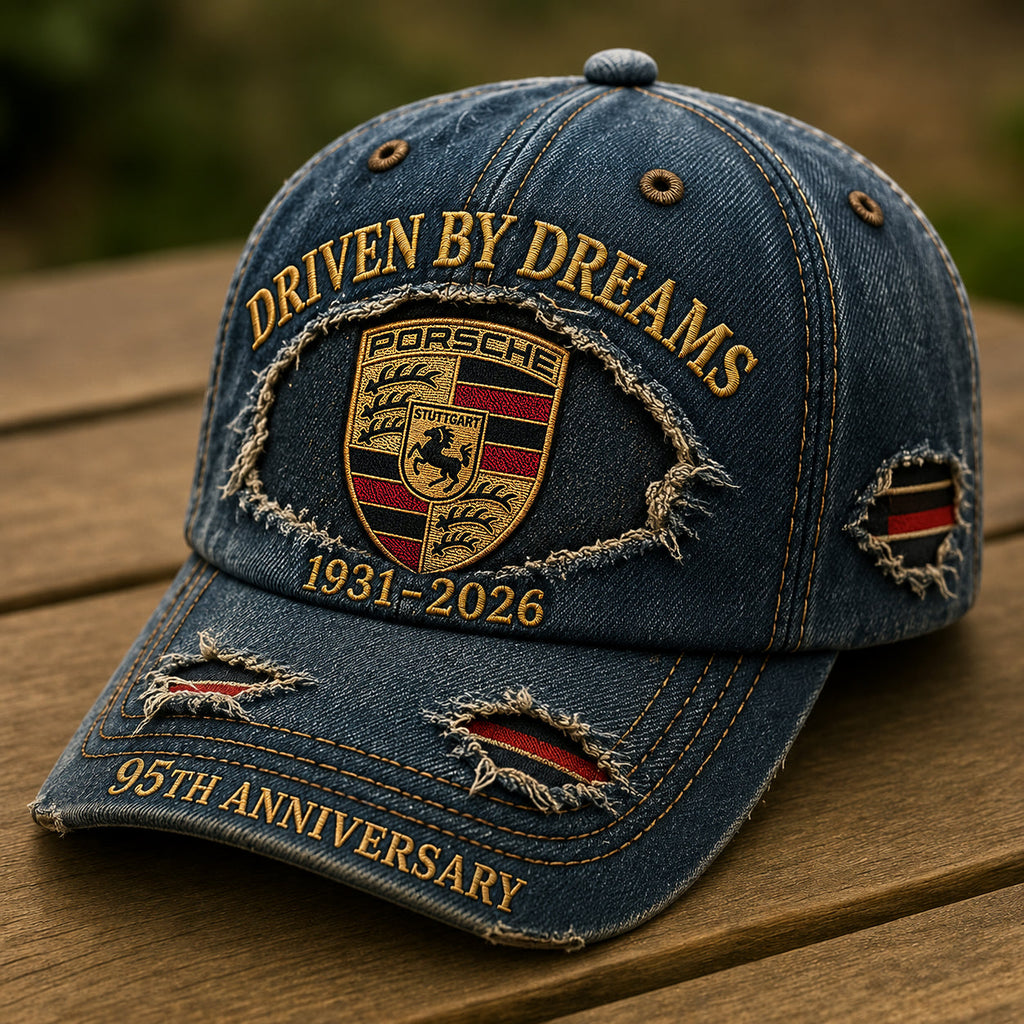 Personalized Pors Driven By Dreams Denim Classic Cap (1931-2026)