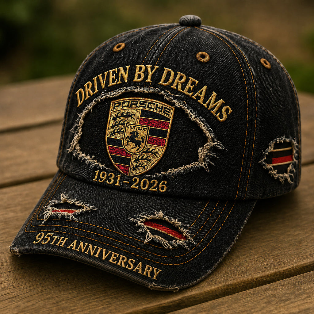 Personalized Pors Driven By Dreams Denim Classic Cap (1931-2026)