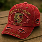 Personalized Pors Driven By Dreams Denim Classic Cap (1931-2026)