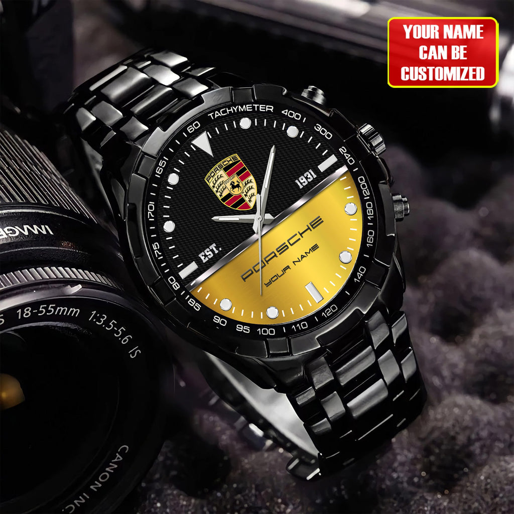 Personalized Pors EST 1931 Alloy Quartz Watch