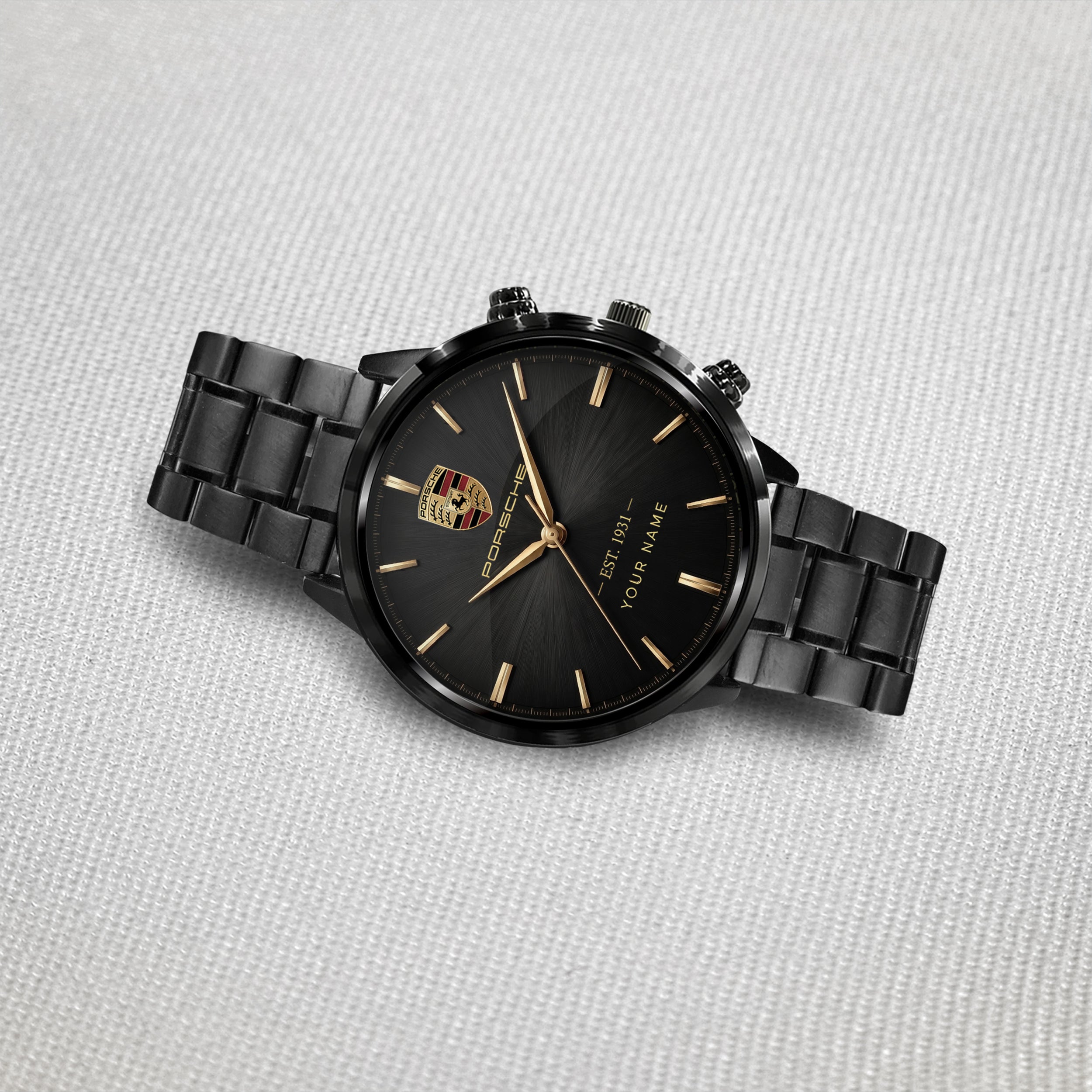 Personalized Pors EST 1931 Edition Stainless Steel Watch