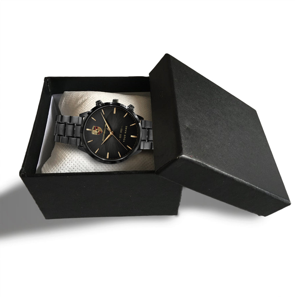 Personalized Pors EST 1931 Edition Stainless Steel Watch
