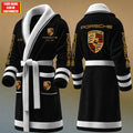 Personalized Pors EST 1931 Fleece Bathrobe