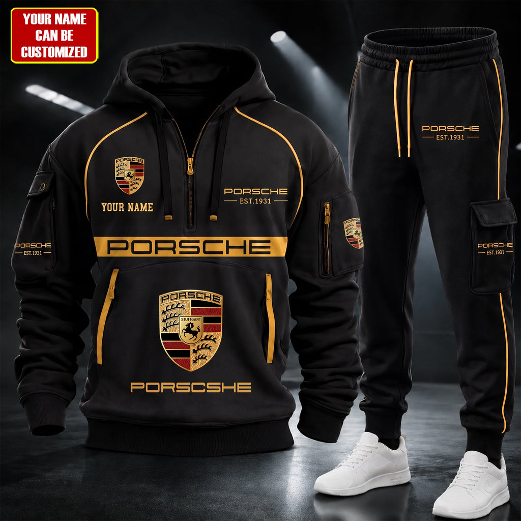Personalized Pors Est.1931 Cotton Hoodie and Sweatpants set