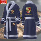 Personalized Pors Fleece Bathrobe P041003