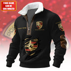 Personalized Pors Fur Zipper Pullover Shirt