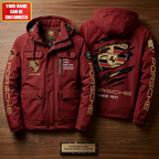 Personalized Pors Since 1931 Vintage Windbreaker Hooded Jacket