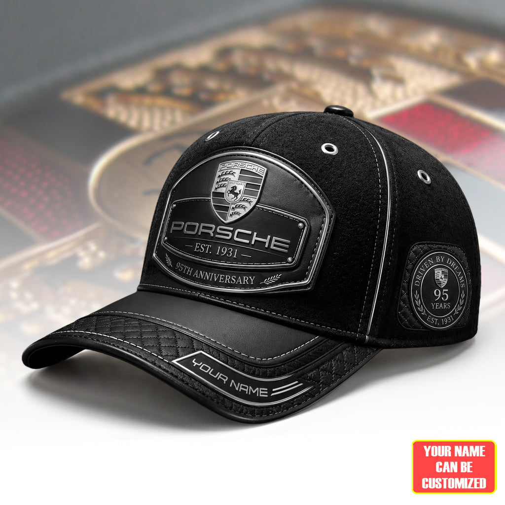 Personalized Pors Vintage 95TH Anniversary Leather Classic Cap V2 (1931-2026)