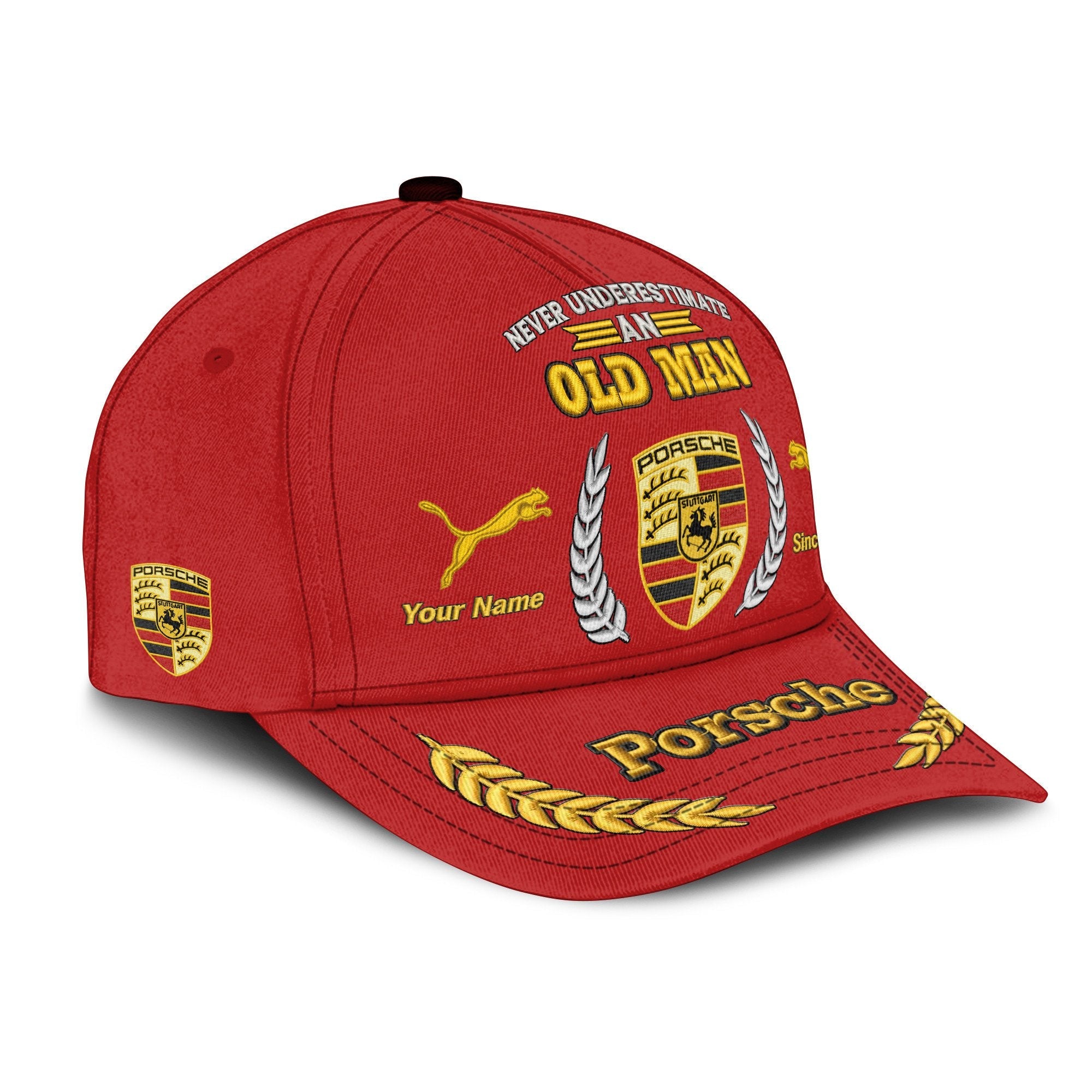 Personalized Pors Vintage Embroidery Classic Cap
