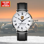 Personalized Pors Vintage Quartz Leather Watch P300801