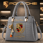 Pors 95TH Anniversary Custom Name Classic Leather Handbag (1931-2026)