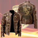 Pors 95th Anniversary Vintage Collar Leather Jacket (1931-2026)