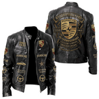 Pors 95th Anniversary Vintage Collar Leather Jacket (1931-2026)