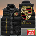 Pors Sleeveless Windproof Puffer Jacket Q150202