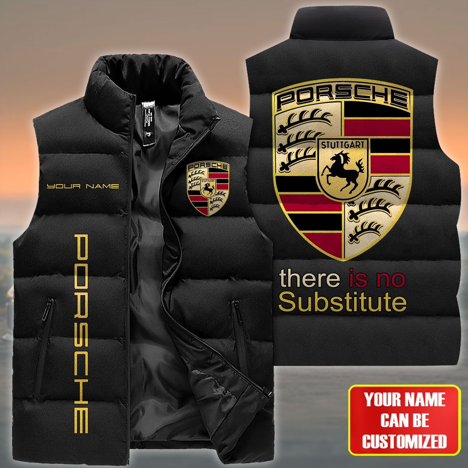 Pors Sleeveless Windproof Puffer Jacket Q150202