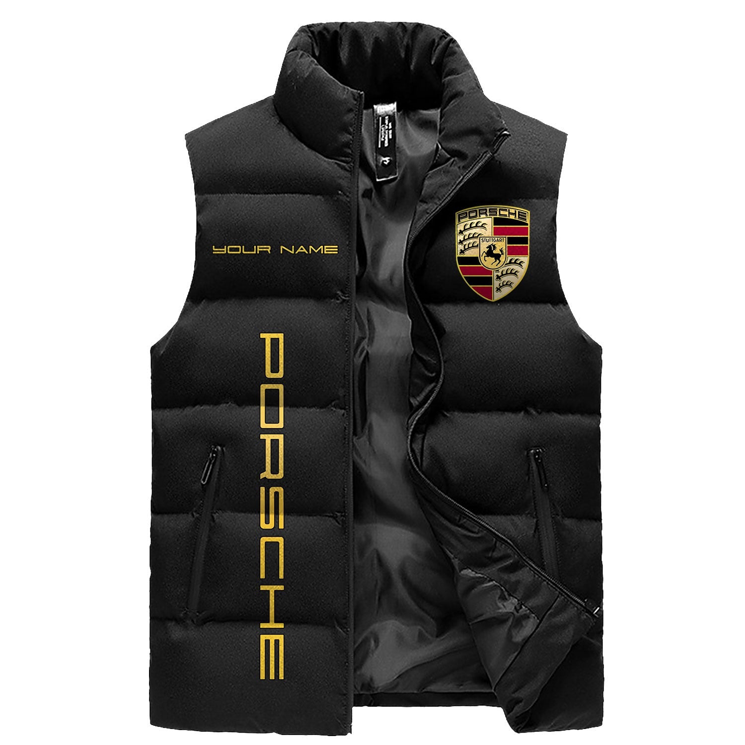 Pors Sleeveless Windproof Puffer Jacket Q150202