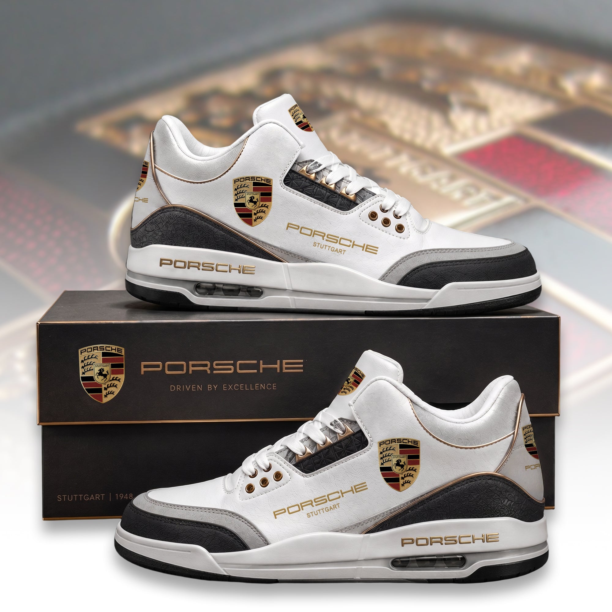 Pors Stuttgart AJ3 2026 Custom Sneaker