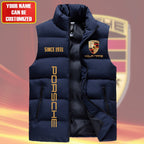 Pors Tear Sleeveless Windproof Puffer Jacket Q131001