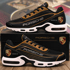 Pors Vintage Leather Air Cushion Sneaker